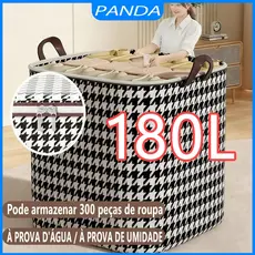 180L Caixa Multifuncional De Armazenamento De Grande Capacidade Para Colchas E Roupas Domésticas