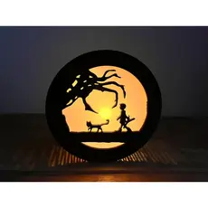 Luminaria Abajur Coraline e o Mundo Secreto
