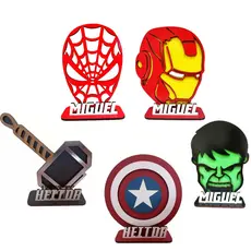 10 Centros Homem Aranha, Ferro, Capitao America, Thor E Hulk