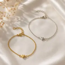 Pulseira Coração Minimalista