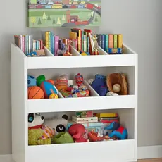Baú Organizador Quarto Infantil p\Brinquedos Divisórias