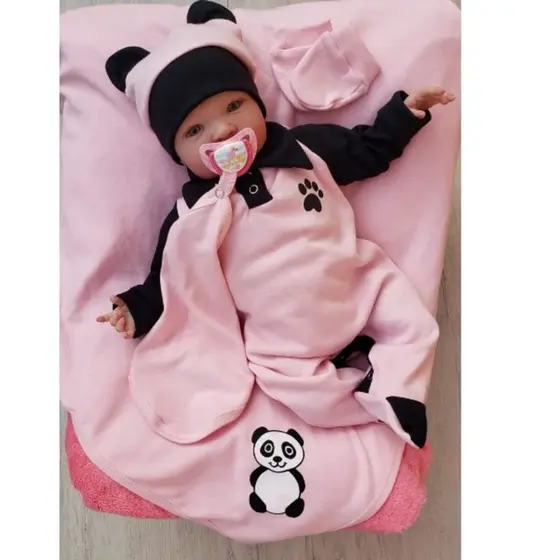 Saída de Maternidade Baby Panda 5 peças