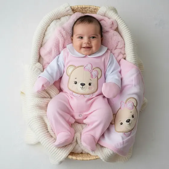 Saída de Maternidade Ursinha(o) fofa(o) Menina/Menino