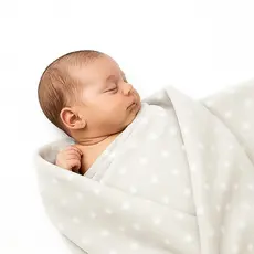 Manta Flannel Cobertor para Bebê ou Pet Poá 1,0m X 90cm