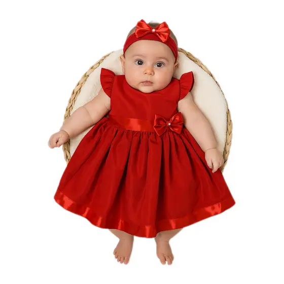 Vestido para Bebê Alice - 2 peças