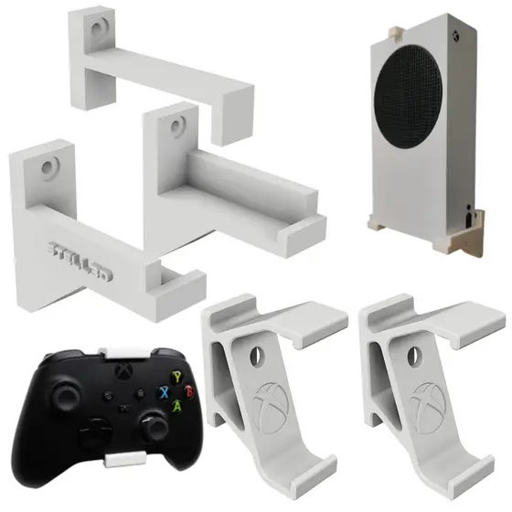 Kit Suporte de parede Para console e 2 controle compatível com Xbox Serie S 2022