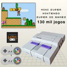 Game Console Retro Super 3D Games 150 Mil Jogos Classicos Com 2 Controles
