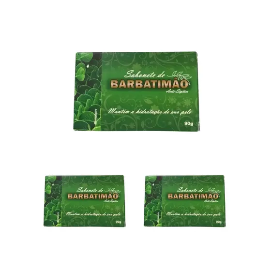 kit 3 Sabonete Barbatimão Bionature