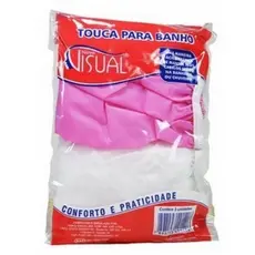 Touca Para Banho Novo Visual C/2Un kit c/03