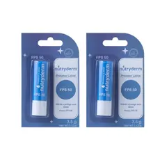 Protetor Labial Nutryderm 3,5g 50Fps KIT C/02UN