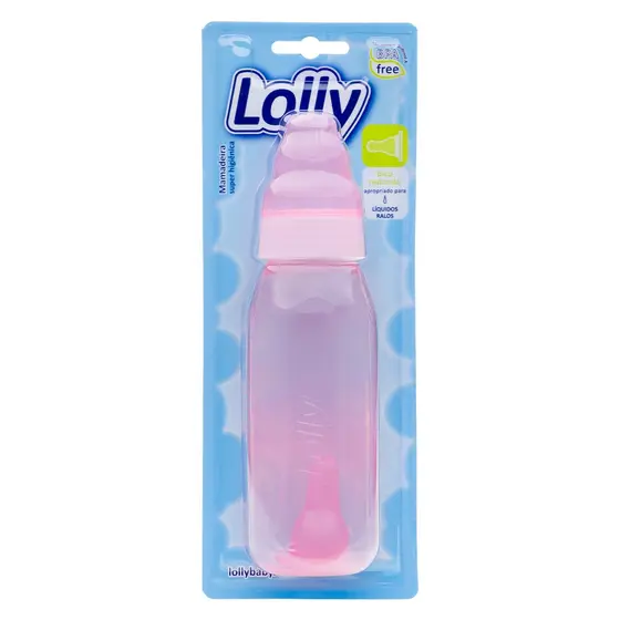 Mamadeira Clean 220 ml R Rosa Lolly