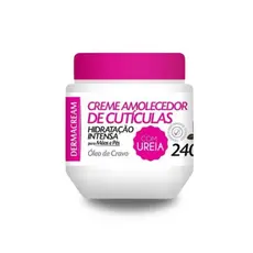 Amolecedor de Cuticulas Dermacream 240g Óleo de Cravo - Hidratação Pés e Mãos