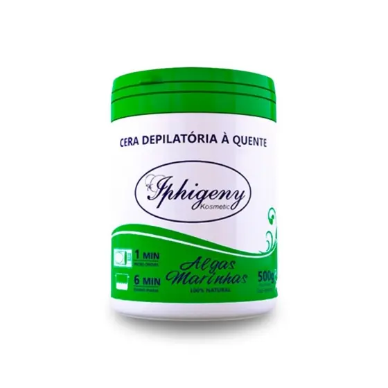 Cera Depilatória Quente Iphigeny Algas Marinhas 500g