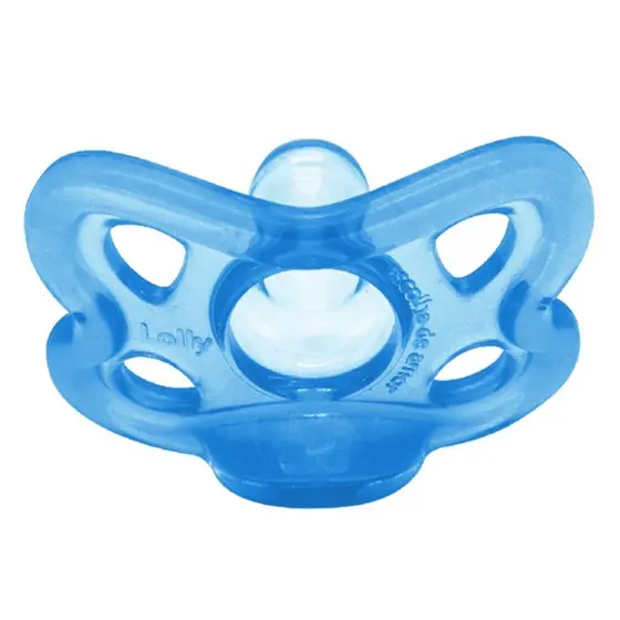 Chupeta Special Silicone Lolly  Redonda Tamanho1 Azul