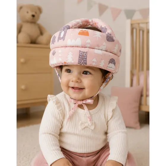 Capacete Bebê Proteção Contra Quedas E Batidas Chapeu Macio