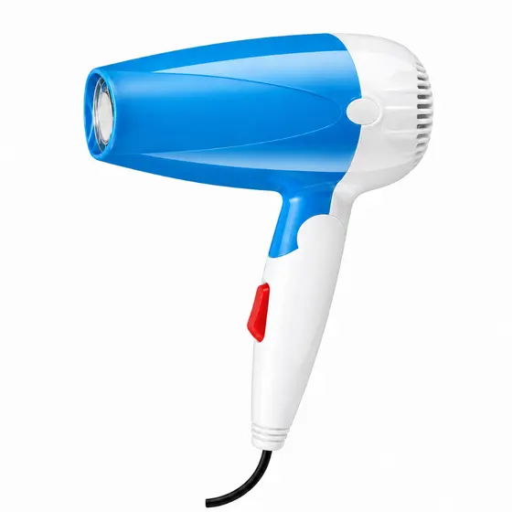 Secador Cabelo Dobravel Viagens 1200W 2 Velocidades Ergonomico Leve 110V