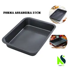 Forma Assadeira Retangular para Torta Antiaderente Forma para pão Cuca Forma para Bolo