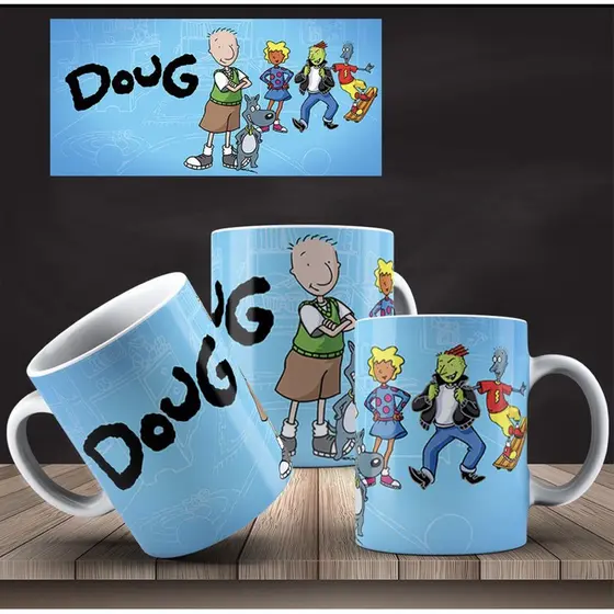 Caneca de Porcelana Coleção Doug Funny 01