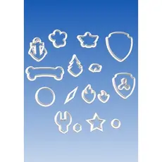 Kit Cortadores Brasão Patrulha Canina 3,5 cm