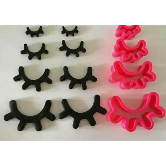 Kit Cortador Cílios Unicórnio 6, 5, 4 e 3 cm