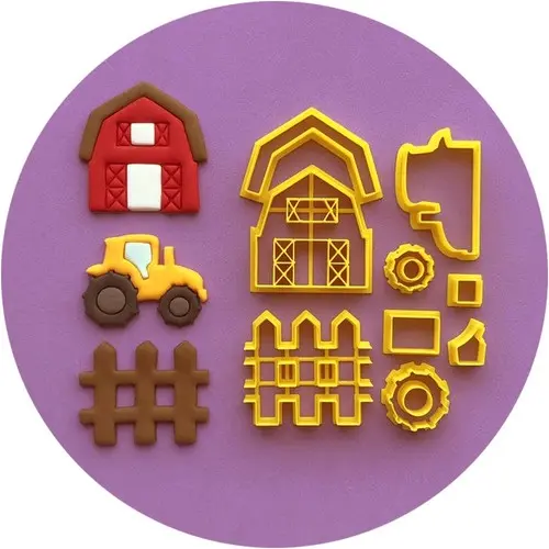 Kit Cortador Fazendinha 5 cm