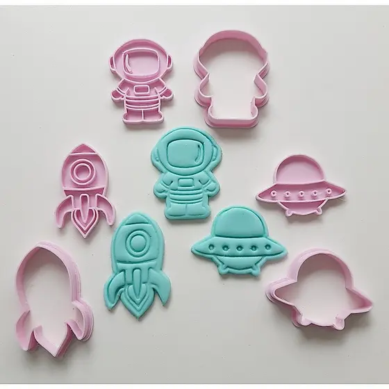 Kit Cortadores Astronauta 5 cm