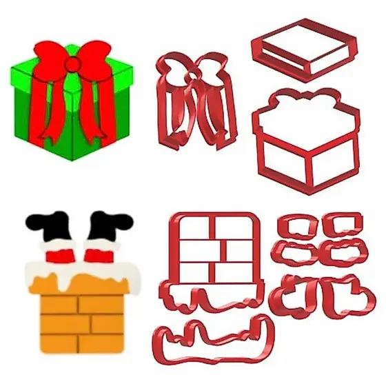 Kit Cortadores Natal 5 cm