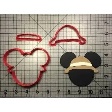 Kit cortador Mickey Safari 5 cm