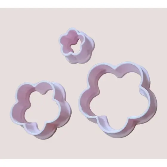 Kit Cortadores Flores 3, 4 e 5 cm