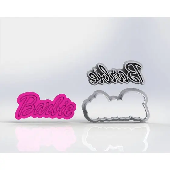 Cortador Logo Barbie 6 cm