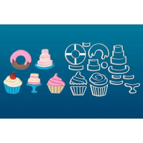 Kit Cortadores Doces 6 cm