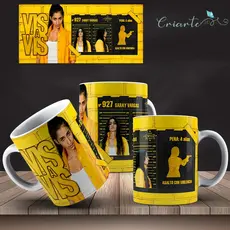 Caneca Porcelana Coleção Vis a Vis #04