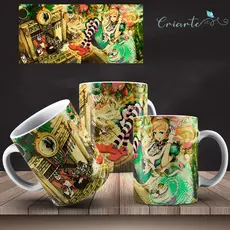 Caneca Porcelana Coleção Alice no País das Maravilhas #15