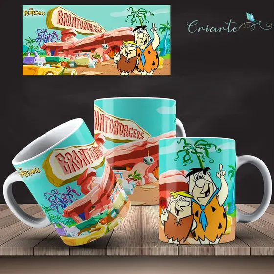 Caneca Porcelana Coleção Os Flintstones #04