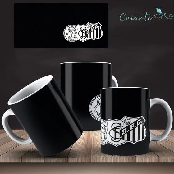Caneca Porcelana Coleção Santos #07