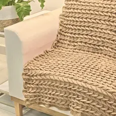 Manta de Tricot Sofá Poltrona 150x100cm Aconchego Decorativa Sala