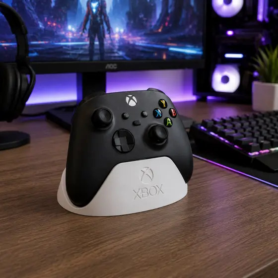 Suporte para Controle Xbox Organizador de Mesa Base Display 3D