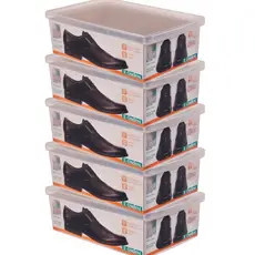 Caixa Plástica Transparente Sapatos Grande - Organização Closet Premium