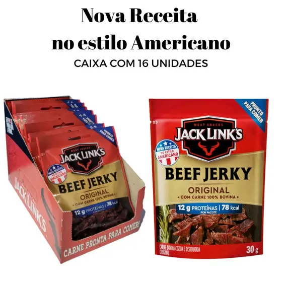 Cx 16 Beef Jerky Protein Snacks Carne Original Jack Links