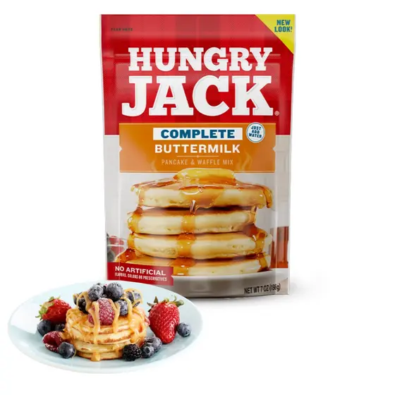 Hungry Jack Buttermilk 198g | Massa Para Panqueca E Waffle