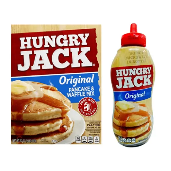 Kit Panqueca Hungry Jack Original 907g + Calda Syrup 429ml