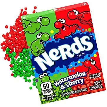 Bala Nerds Wonka watermelon / Cherry Importada Eua