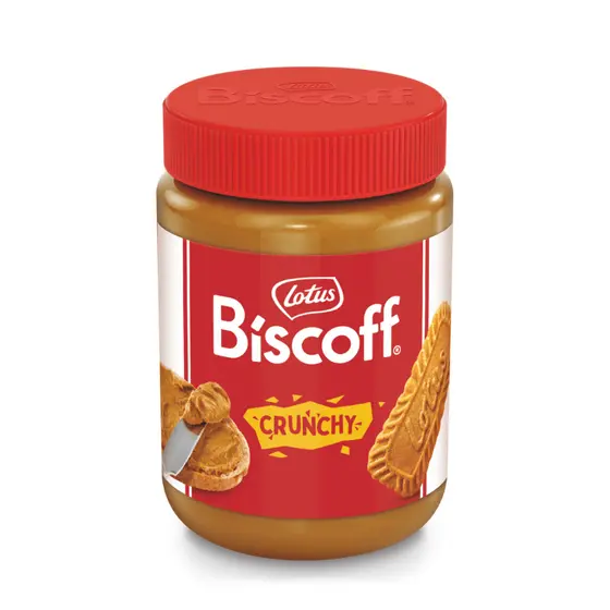 Pasta De Biscoitos Lotus Biscoff Speculoos Crunchy 400grm
