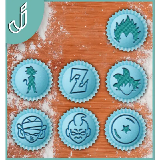 Carimbos tema Esfera do Dragão - Carimbo para Doces para Decoração de Docinhos e Brigadeiros
