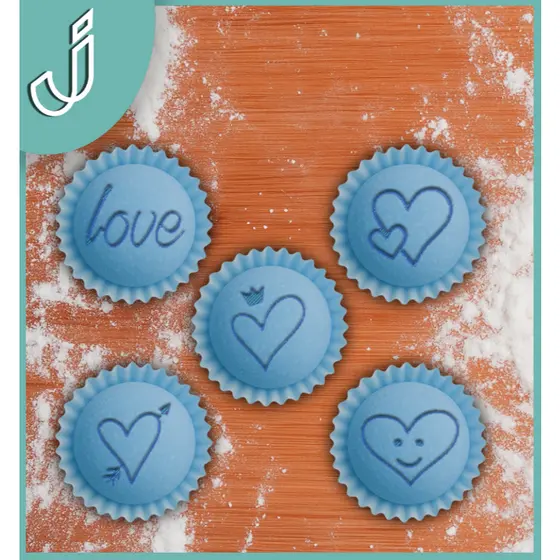 Carimbos LOVE - DIA DOS NAMORADOS p/ decorar Brigadeiros Docinhos Molde Festa Confeitaria