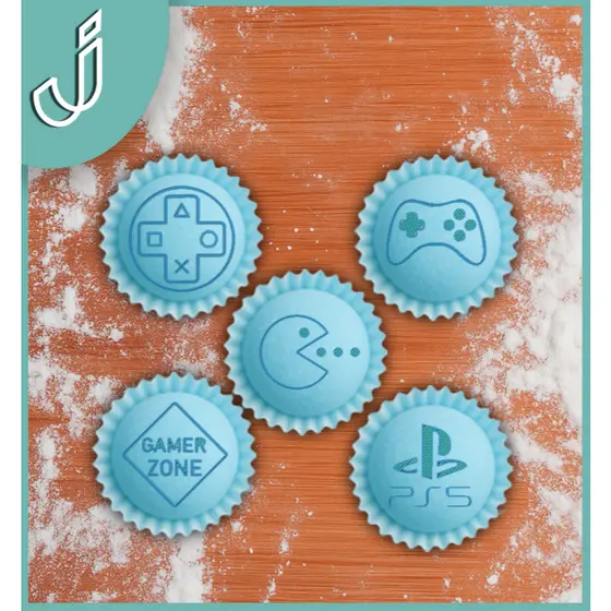 Carimbos Video Game / Gamer / PS5 -  para Brigadeiros Docinhos / Marcadores para Docinhos
