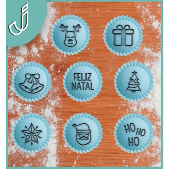 Carimbos Tema NATAL  - para Brigadeiros Docinhos / Marcadores para Docinhos
