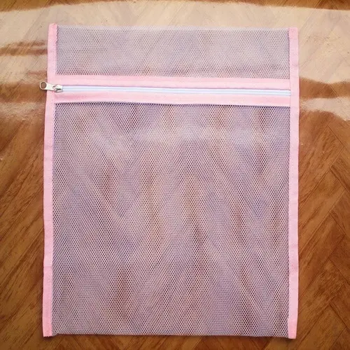 Saquinho De Maternidade Kit C/06 Unidades Filó Zíper Revenda