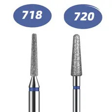 Brocas Diamantada 718 720 Cutícula Unha Motor Kit Brocas