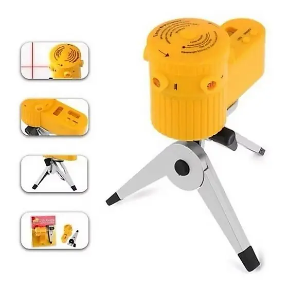 Nível Laser 360º Horizontal Vertical ComTripé Multifuncional Profissional nivelador a laser